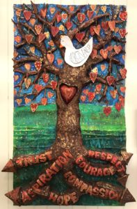 Values Tree Our 'Values Tree' on display in our school reception